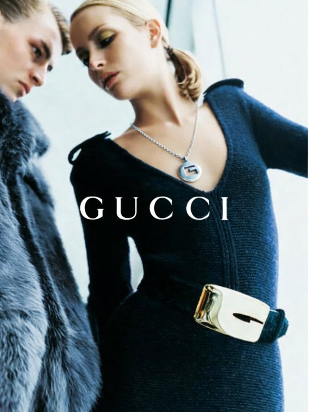 Gucci Sterling Silver Square G Motif Pendant Necklace - Picture 16 of 16